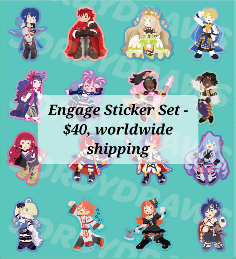 Jordydraws - Engage Sticker Set